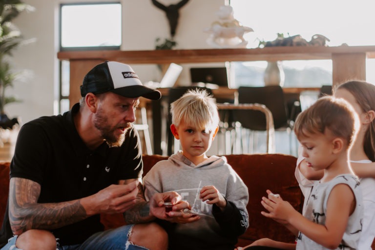 Family moments with communion